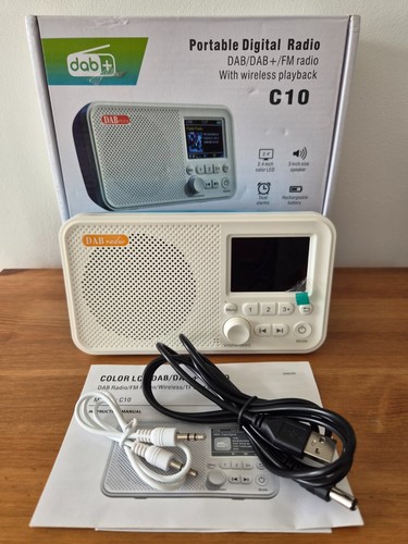 Portable dab digital radio c10 - digital,
